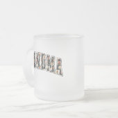 Oma Floral Mattierte Tasse (Vorderseite Links)