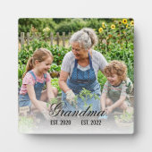 Oma-Foto-Andenken Fotoplatte (Vorderseite)
