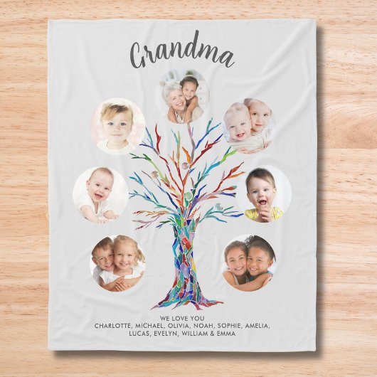 Oma-Foto-Andenken Geschirrtuch