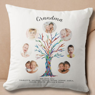 Oma-Foto-Andenken Kissen