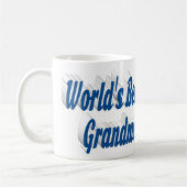 Oma Foto Blue Typografy Mothers Day Kaffeetasse (Links)
