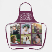 Oma Foto Collage Beste Segnungen Schürze (Vorderseite)