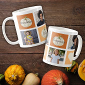 Oma Foto Collage Fall Kaffeepause Tasse