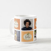 Oma Foto Collage Fall Kaffeepause Tasse (Vorderseite Links)