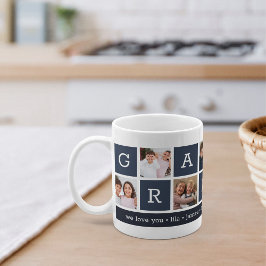 Oma Foto Collage & Grandchildren Namen Kaffeetasse
