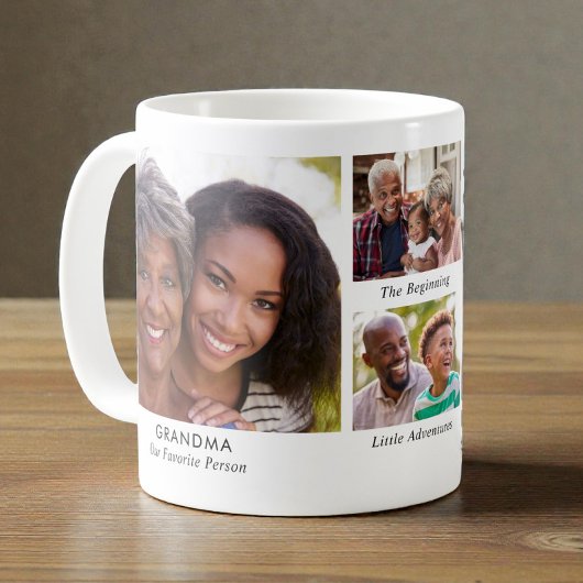 Oma-Foto-Collage Kaffeetasse