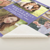 Oma Foto Collage Lila Sherpadecke (3/4)