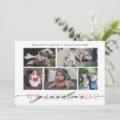 Oma Foto Collage Muttertagskarte (Stehend Vorderseite)