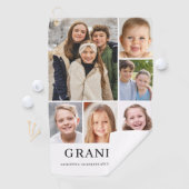 Oma Foto Collage Personalisiert Golfhandtuch (Insitu)