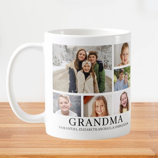 Oma Foto Collage Personalisiert Kaffeetasse