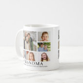 Oma Foto Collage Personalisiert Kaffeetasse (Vorderseite Links)