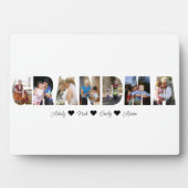 Oma Foto Collage Plaque mit 7 Fotos Fotoplatte (Vorderseite)