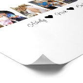 Oma Foto Collage Poster 7 Fotos (Ecke)