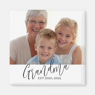 Oma-Foto Etabliert Neues Oma-Geschenk Magnet