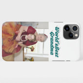 Oma Foto Green Typografie iPhone Hülle (Rückseite (Horizontal))