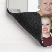 Oma Foto Himmelsblauer Typografie Mousepad (Ecke)