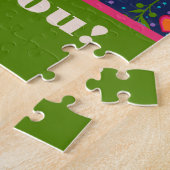 Oma Foto Hübsch Folkloreschmetterling Blume Custom Puzzle (Seite)