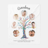 Oma Foto Keepake Blanket Fleecedecke (Vorderseite)