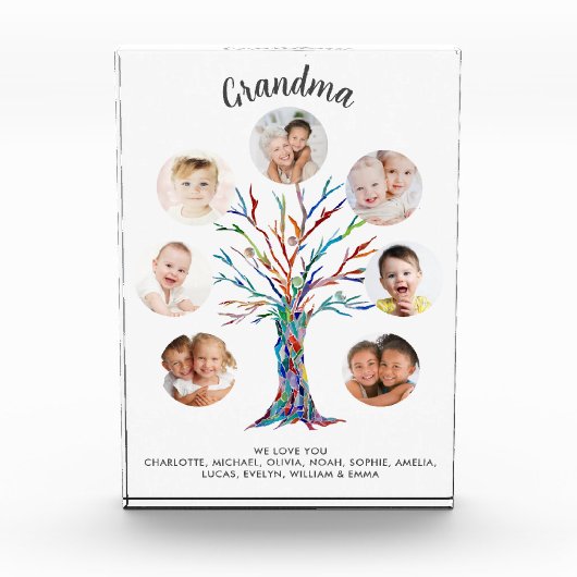 Oma Foto Keepake Foto Block (Vorderseite)