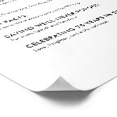 Oma Foto Life Journey Poster (Ecke)