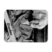 Oma Foto Magnet (Horizontal)