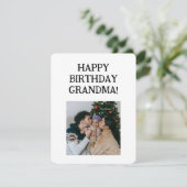 Oma Foto Personalisierter Geburtstag (Stehend Vorderseite)