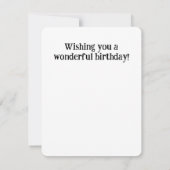 Oma Foto Personalisierter Geburtstag (Rückseite)
