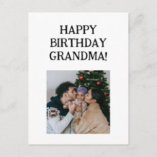 Oma Foto Personalisierter Geburtstag Postkarte