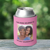 Oma Foto Pink Dosenkühler