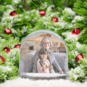 Oma Foto Schneekugeln (Weihnachten)