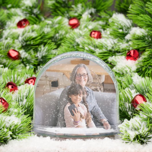 Oma Foto Schneekugeln (Weihnachten)