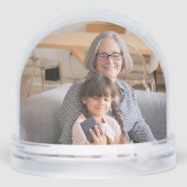 Oma Foto Schneekugeln (Rückseite)