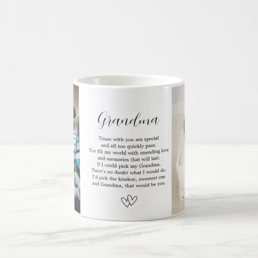 Oma Foto Tasse zum ersten Mal, ein neues Oma Gesch (Mittel)