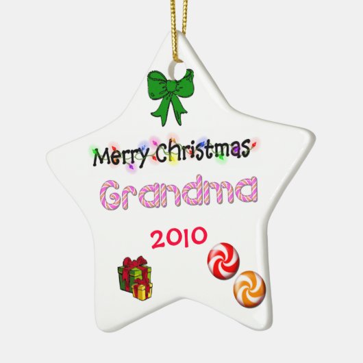 Oma Foto Weihnachtsschmuck (Links)