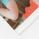 Oma-FotoCollage Fleecedecke (Ecke)