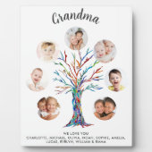 Oma-FotoCollage Fotoplatte (Vorderseite)