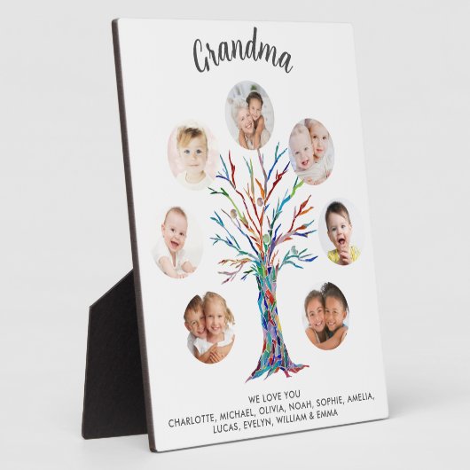 Oma-FotoCollage Fotoplatte (Seite)