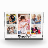 Oma FotoCollage mit 5 Fotos Großmutter (Vorderseite)