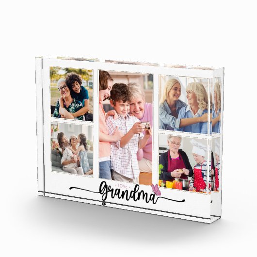 Oma FotoCollage mit 5 Fotos Großmutter (Rechts)