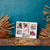 Oma FotoCollage mit 5 Fotos Großmutter Fotoplatte (Seite)