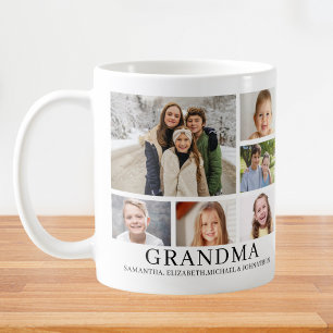 Oma-Fotocollage personalisiert Kaffeetasse