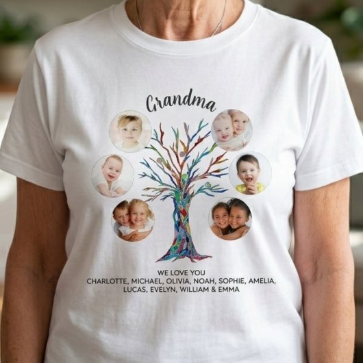 Oma-FotoCollage T-Shirt