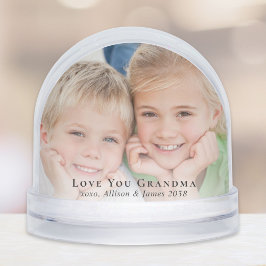 Oma Fotos Snow Globe Keepake Schneekugeln
