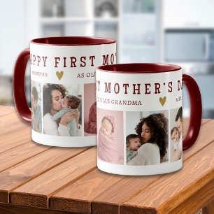 Oma Frohe 1. Muttertag 5 Foto Kastanienbraun Tasse