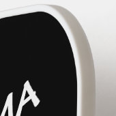 Oma Funny Pickleball Spaß Niedliche Fun Typografie Schläger (Linke Seite)