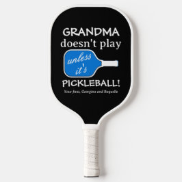 Oma Funny Pickleball Spaß Niedliche Fun Typografie Schläger