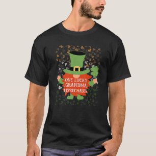Oma Funny St Patrick's Day Lucky Gnome Familie T-Shirt