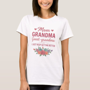 Oma für Frauen Mutter Oma Ur-Oma T-Shirt
