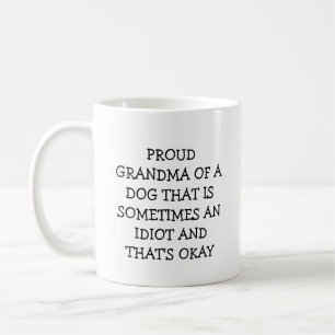Oma für Hunde, personalisiert mit Bild und Namen Kaffeetasse