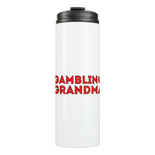 Oma Gambling Thermosbecher (Vorderseite)